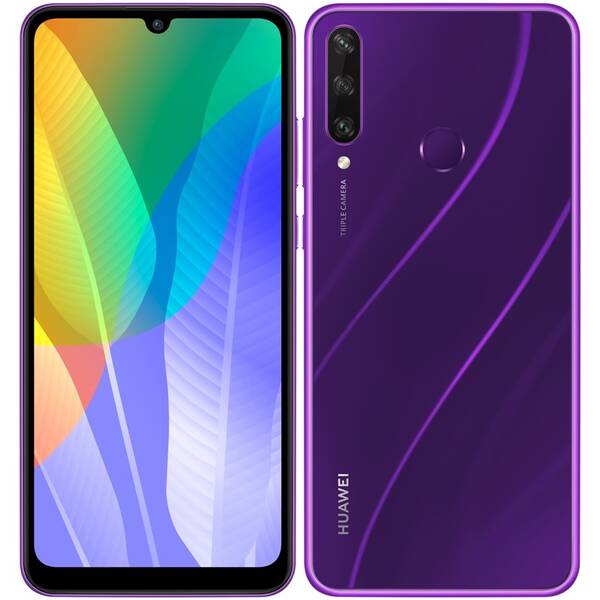 Mobilný telefón Huawei Y6p (HMS) fialový

