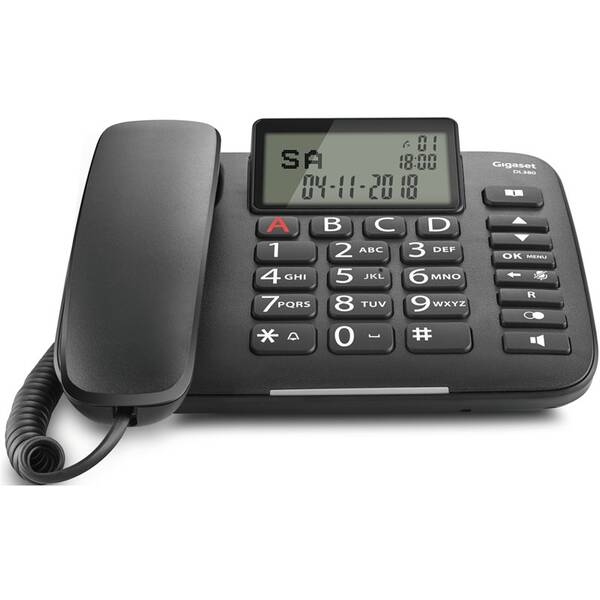 Domáci telefón Gigaset DL380 čierny

