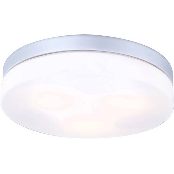 LED stropné svietidlo GLOBO Vranos, 30 cm strieborné

