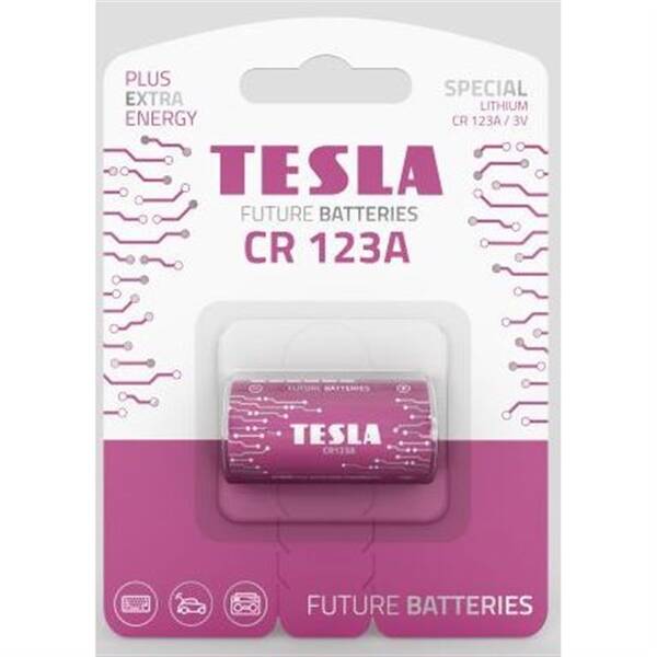 Batéria alkalická Tesla CR123A 

