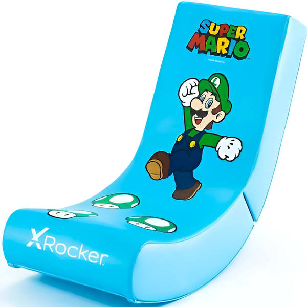 Herná stolička Nintendo Luigi modrá

