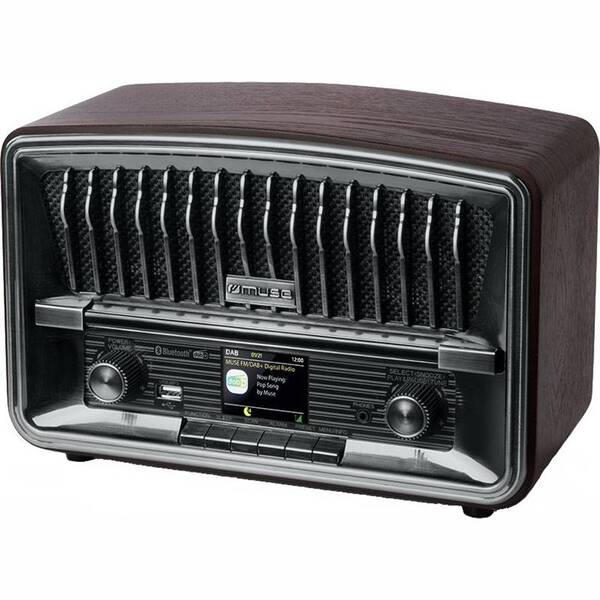 Rádioprijímač s DAB+ MUSE M-135 DBT hnedý

