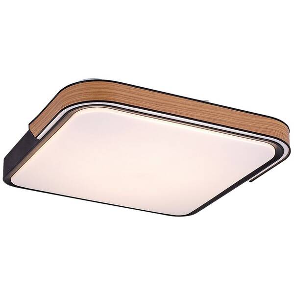 LED stropné svietidlo Rabalux Arild 71146 čierne/drevené

