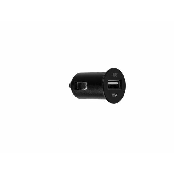 Adaptér do auta SBS 1x USB-A čierny

