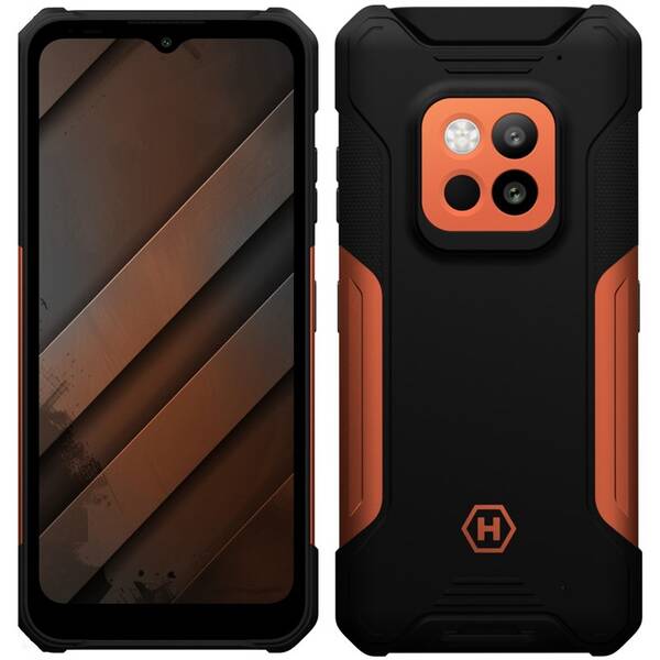Mobilný telefón myPhone Hammer Construction 2 Thermal 5G 8 GB / 256 GB oranžový

