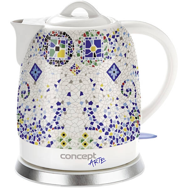 Rýchlovarná kanvica Concept RK-0020 biela

