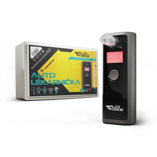 Alkoholtestér Alco Force Professional 2.0 + autolékarnička 

