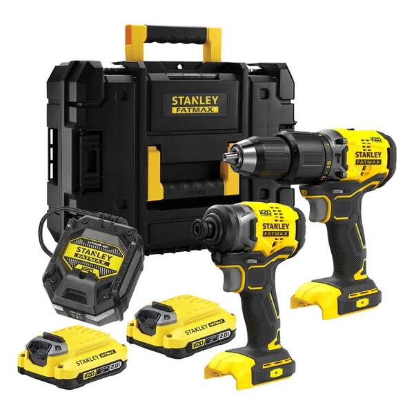 Sada aku náradia Stanley SFMCK461D2T-QW (s baterií) 

