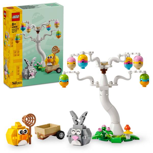 Stavebnica LEGO® 40808 Velikonoční zajíček, kuřátko a sběr vajíček 

