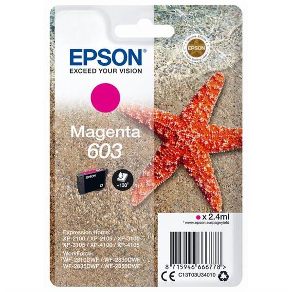 Cartridge Epson 603, 130 strán 

