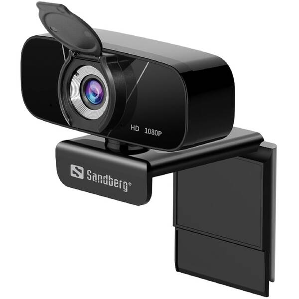 Webkamera Sandberg Webcam Chat 1080p čierna

