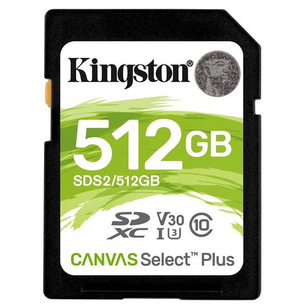 Pamäťová karta Kingston SDXC 512GB UHS-I U3 (100R/85W) 

