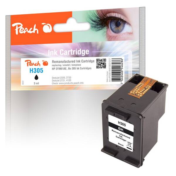 Cartridge Peach HP 305, 120 strán čierna

