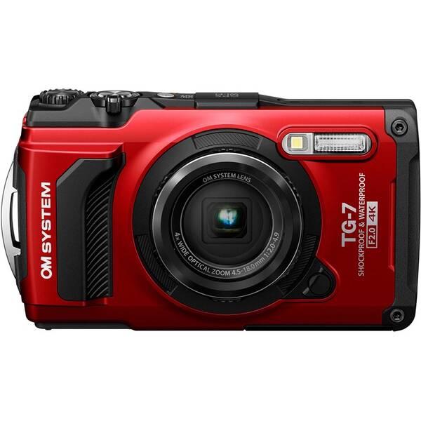 Digitálny fotoaparát OM SYSTEM TG-7 červený

