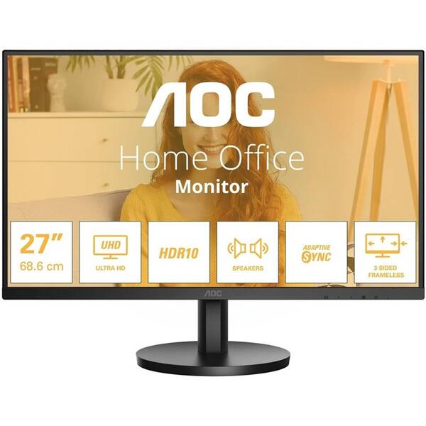 Monitor AOC U27B3A čierny

