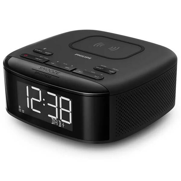 Rádiobudík Philips TAR7705 Qi čierny

