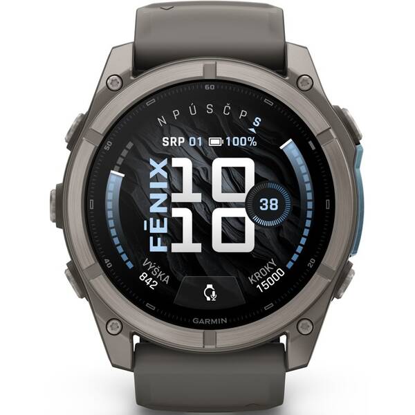Inteligentné hodinky Garmin fēnix 9 - 51 mm, AMOLED sivé


