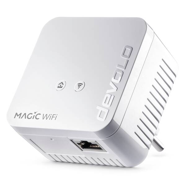 Sieťový rozvod LAN po 230V Devolo Magic 1 WiFi mini, rozšírenie 1ks 

