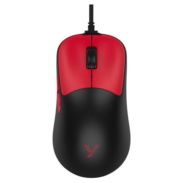 Myš YENKEE APEX čierna/červená

