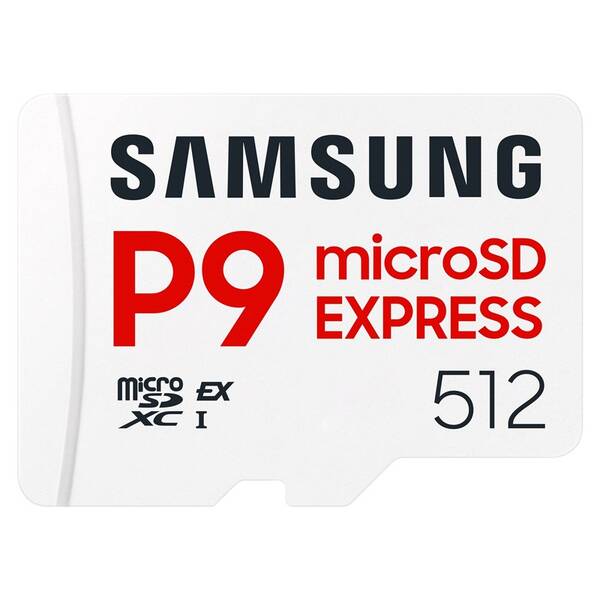 Pamäťová karta Samsung 512GB P9 microSD Express biela

