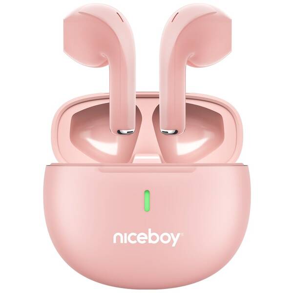 Slúchadlá Niceboy HIVE Beans POP ružová

