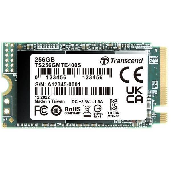 SSD Transcend MTE400S 256GB M.2 2242 

