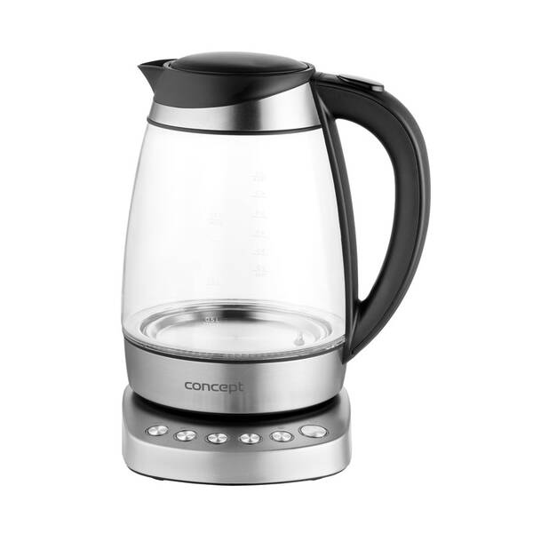 Rýchlovarná kanvica Concept RK4130 čierna/sklo

