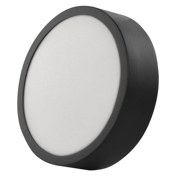 LED stropné svietidlo EMOS Nexxo, kruh, 12,5 W, CCT čierne

