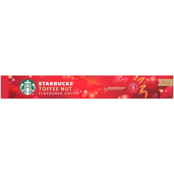 Kapsuly pre espressá Starbucks NC Toffee Nut Flavoured Coffee 10 Caps 

