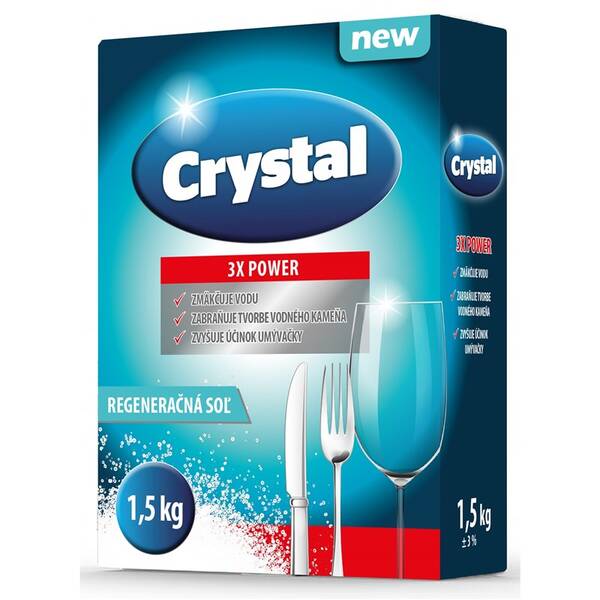 Soľ do umývačky CRYSTAL&CLEAN CRYSTAL Sůl 1,5 kg 

