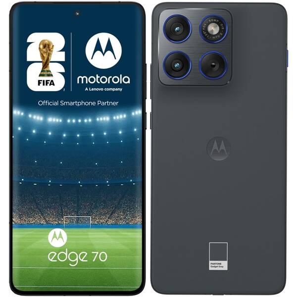 Mobilný telefón Motorola Edge 70 5G 12 GB / 512 GB sivý

