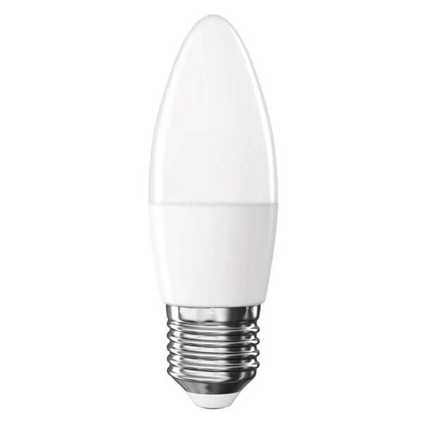 LED žiarovka EMOS Classic sviečka, E27, 4,2 W, teplá biela 

