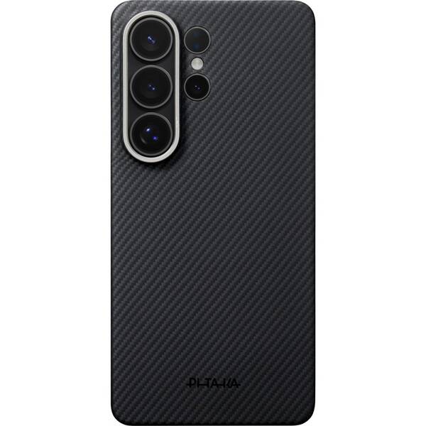 Kryt na mobil Pitaka Edge Twill na Samsung Galaxy S26 Ultra čierny/sivý

