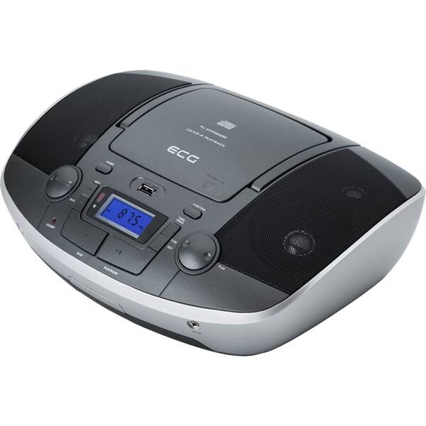 Rádiomagnetofón s CD ECG CDR 1000 U Titanium

