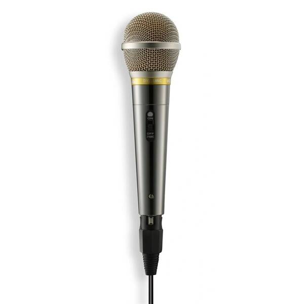 Mikrofón Hama Vocal Pro, XLR/jack 6,35 mm strieborný/sivý

