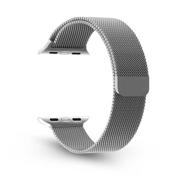 Remienok WG stainless steel na Apple Watch 38/40/41 mm strieborný

