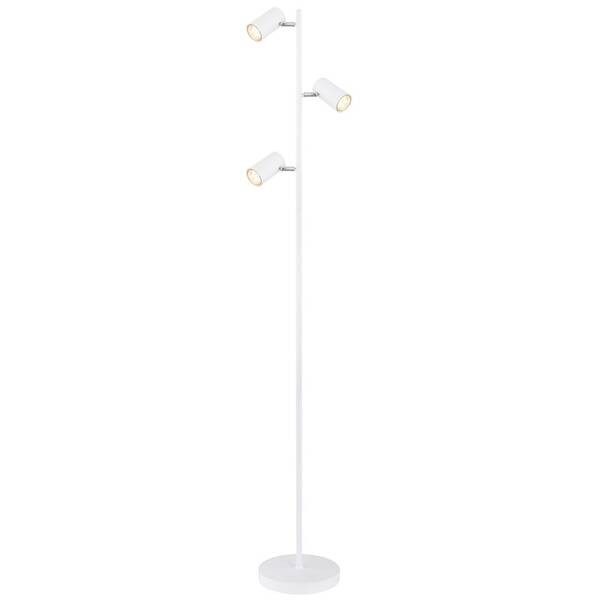 Stojacia lampa GLOBO Robby, 3x GU10 biele

