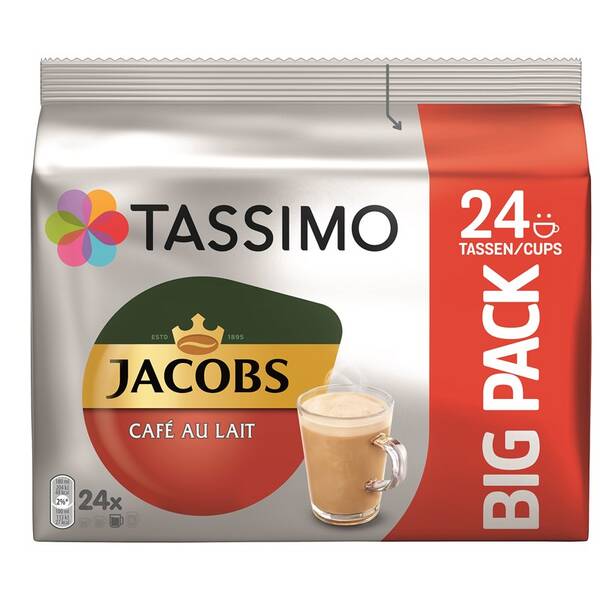 Kapsuly pre espressá Tassimo Jacobs Café Au Lait (24 ks) 

