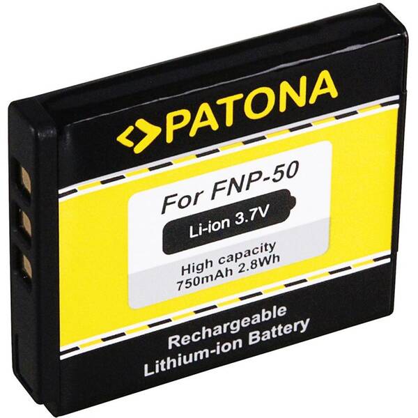 Batéria PATONA pre Fuji NP-50 750mAh 

