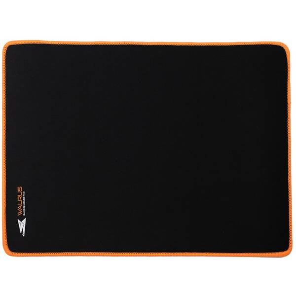 Podložka pod myš Baracuda WARLUS L, 40 × 30 cm čierna/oranžová

