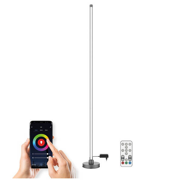 Stojacia lampa Solight LED smart Rainbow, Wi-Fi, RGB, CCT, 140 cm 

