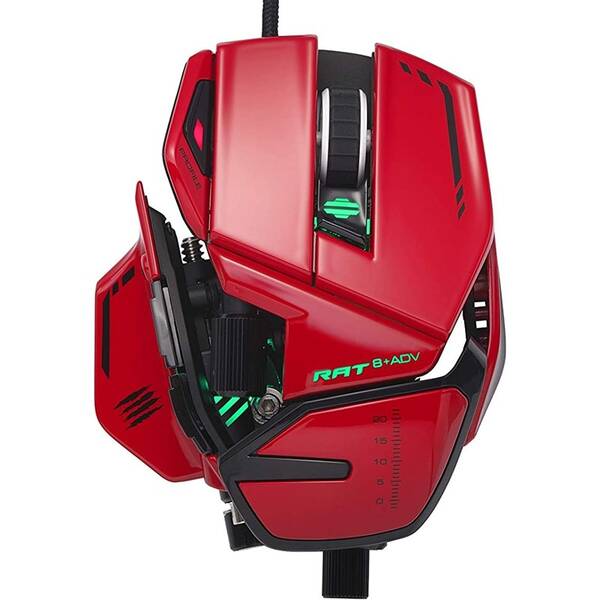 Myš MadCatz R.A.T. 8+ ADV červená

