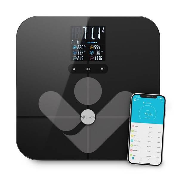 Osobná váha TrueLife W7 BT Black 

