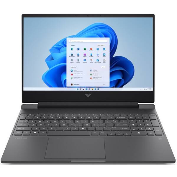 Notebook HP Victus 15-fa2710nc + Game Pass predplatné na 3 mesiace sivý

