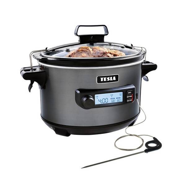 Pomalý hrniec Tesla SlowCook S900 Plus strieborný

