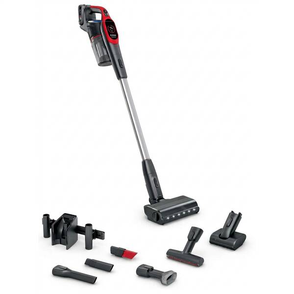 Tyčový vysávač Bosch BBS931PET červený

