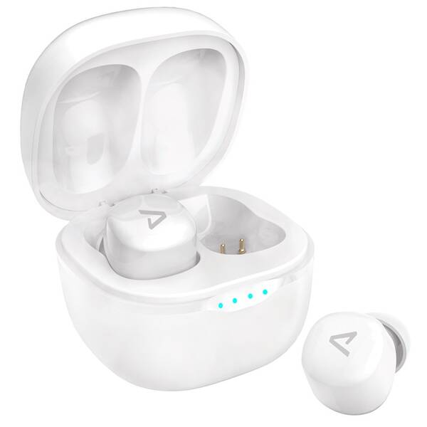 Slúchadlá LAMAX Dots2 Touch Wireless Charging biela

