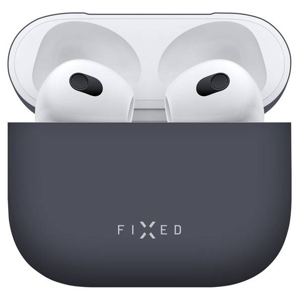 Puzdro FIXED Silky pro Apple AirPods 3 (2021) modré

