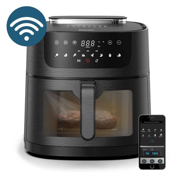 Fritéza teplovzdušná Rohnson R-2858 SmartChef XL 2 Wi-Fi, 8 l 

