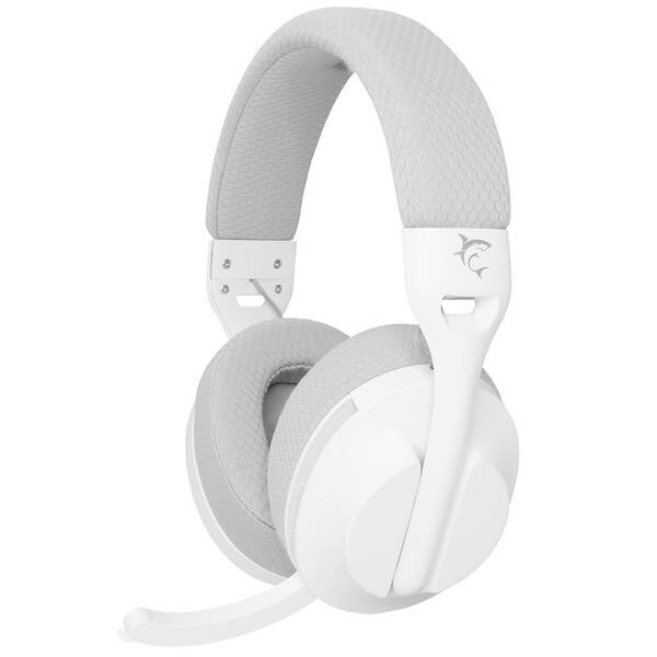 Headset White Shark FALCON pre PC, PS4/PS5, Mac biely

